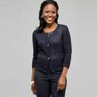 3/4 Sleeve Button Front Cardigan, , small